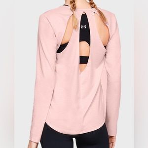 Under Armour UA Pindot Open Back Women's Long Sleeve Athletic Top XL